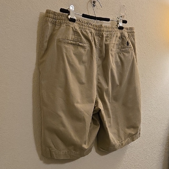 Polo Ralph Lauren Flat Front Jogget Shorts - Sandcastle Beige - XL - Picture 13 of 15
